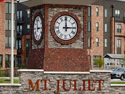 Mt Juliet Town Square Clock Tower