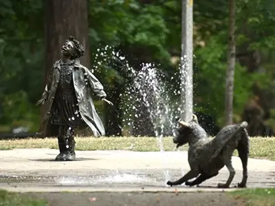 Northeast Portland Grant Park Beverly Cleary Statues